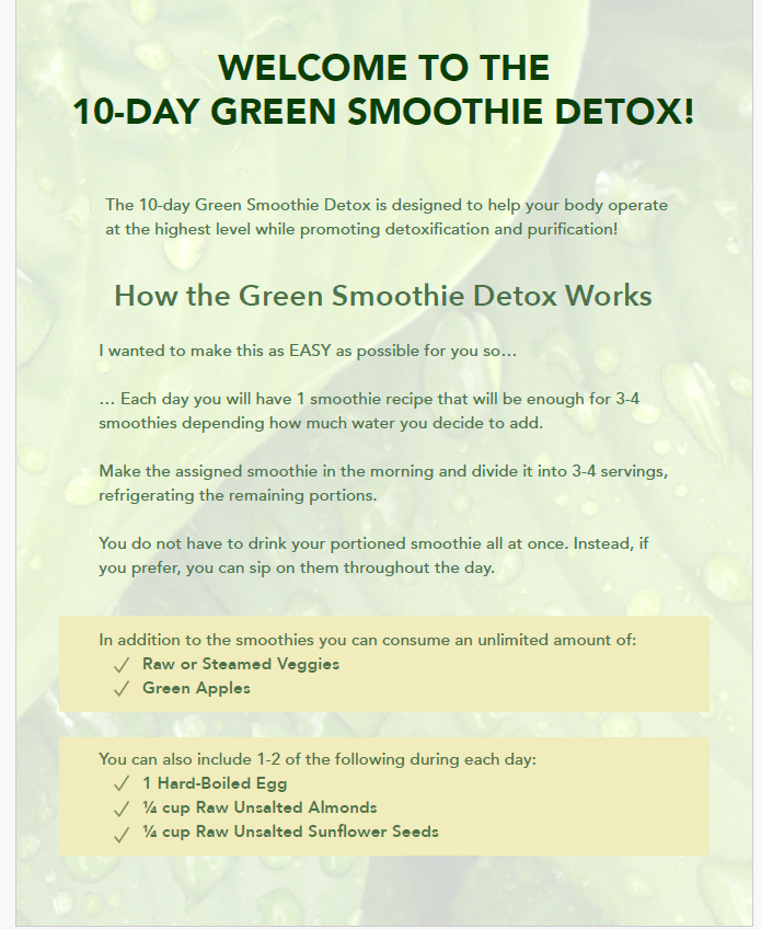 10-Day Green Smoothie Challenge – Transform Your Body Naturally 🌿